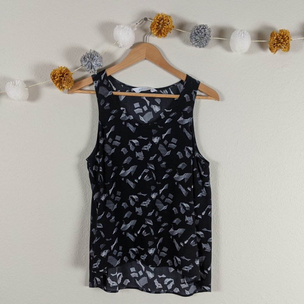 Everlane The Artist Print Silk Tank Size M